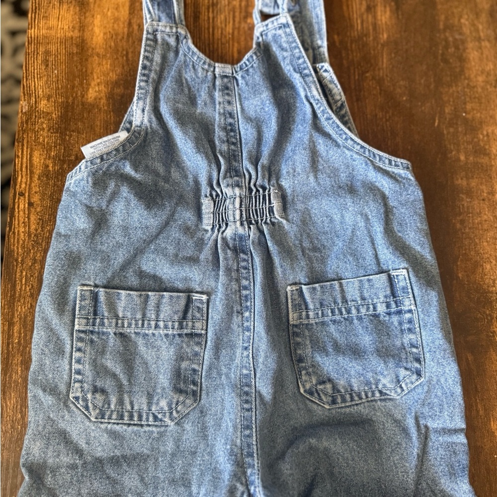 Vintage Arizona Jean Company Blue Denim Overalls with Embroidery - Picture 8 of 11